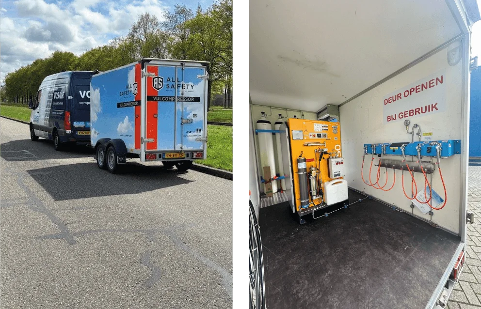 All Safety mobiele ademluchtinstallatie