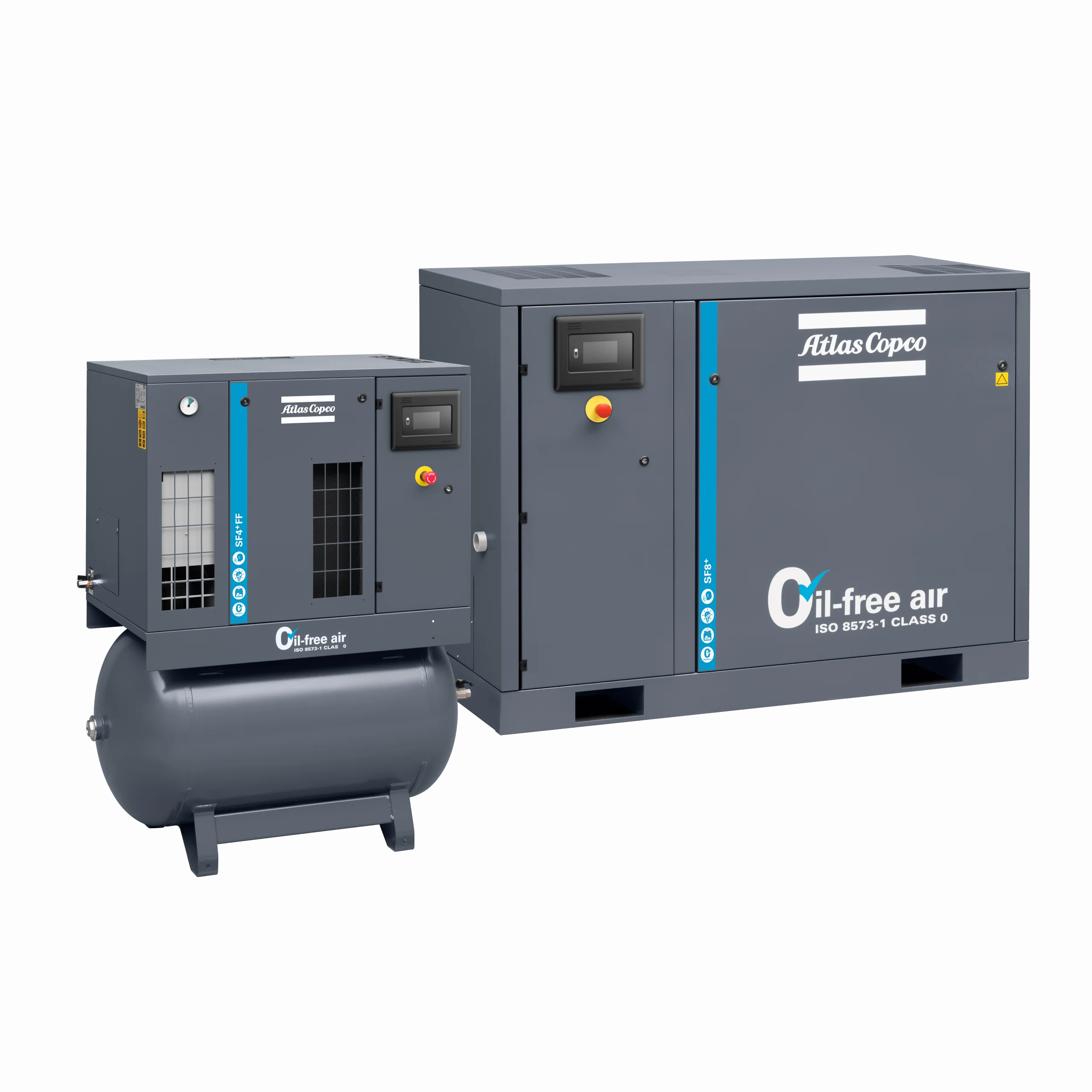 SF4 TM en SF8 FM scroll compressoren atlas copco
