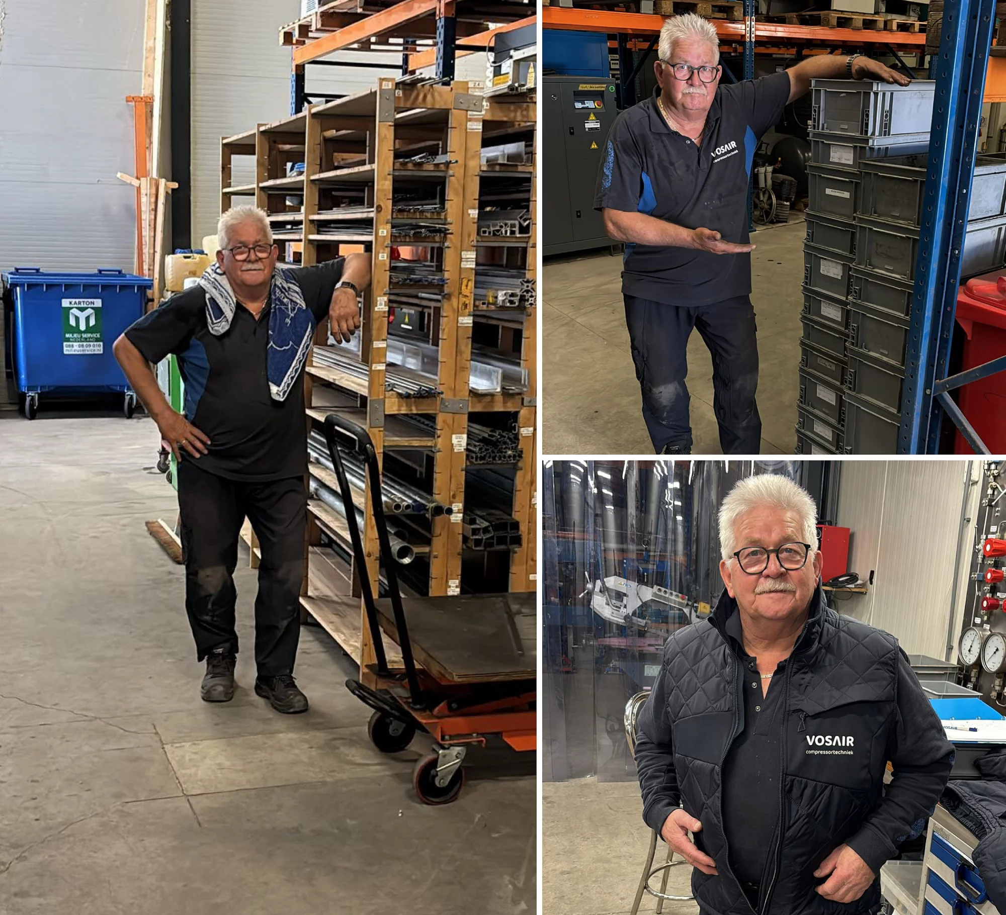 Medewerker in het zonnetje