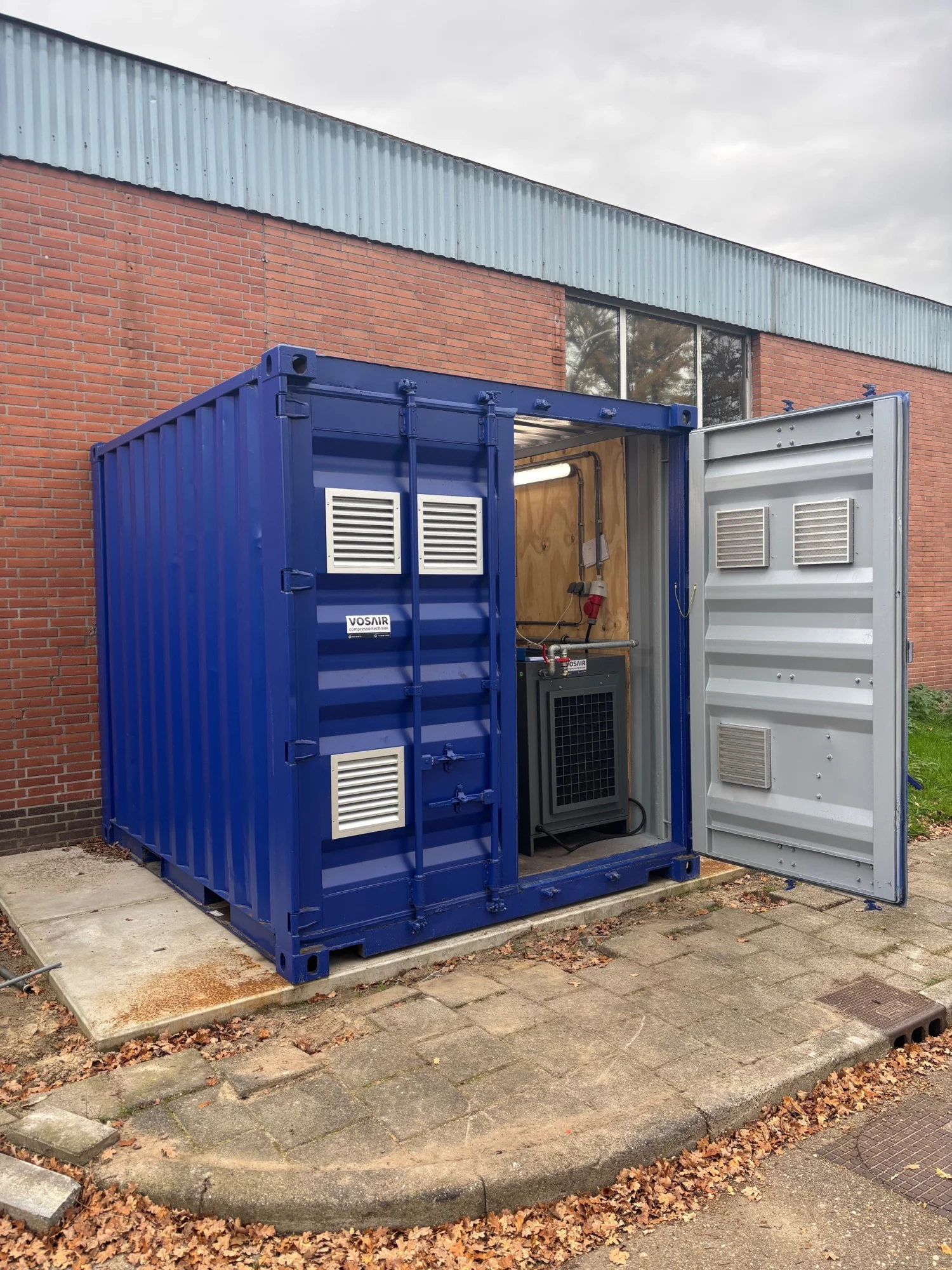 Klantcase - Compressorcontainer op maat voor een productiebedrijf in het oosten van Nederland