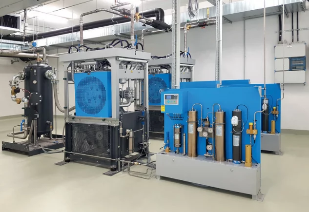 Bauer compressoren installatie