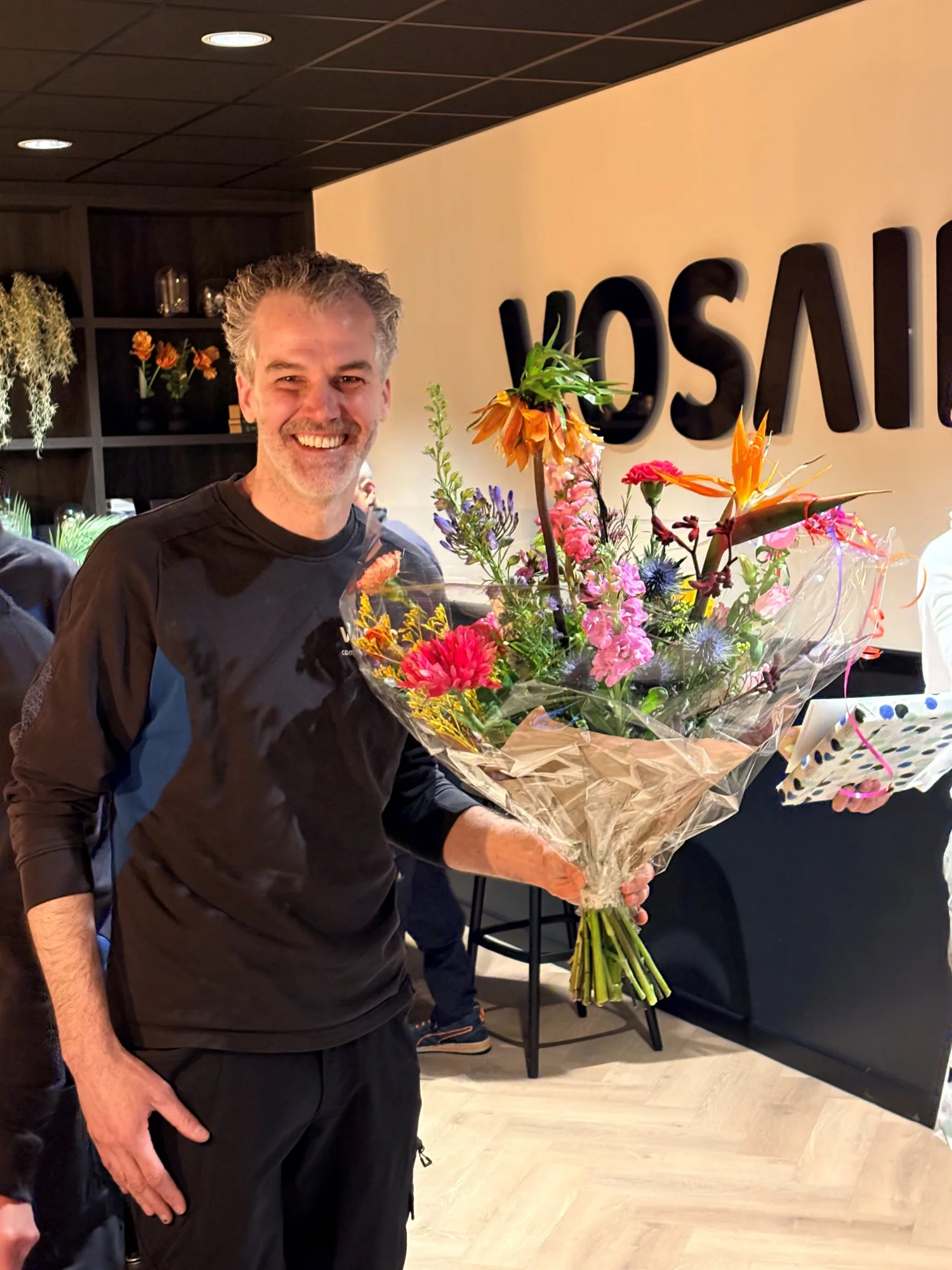 12,5 jaar werkjubileum Bas