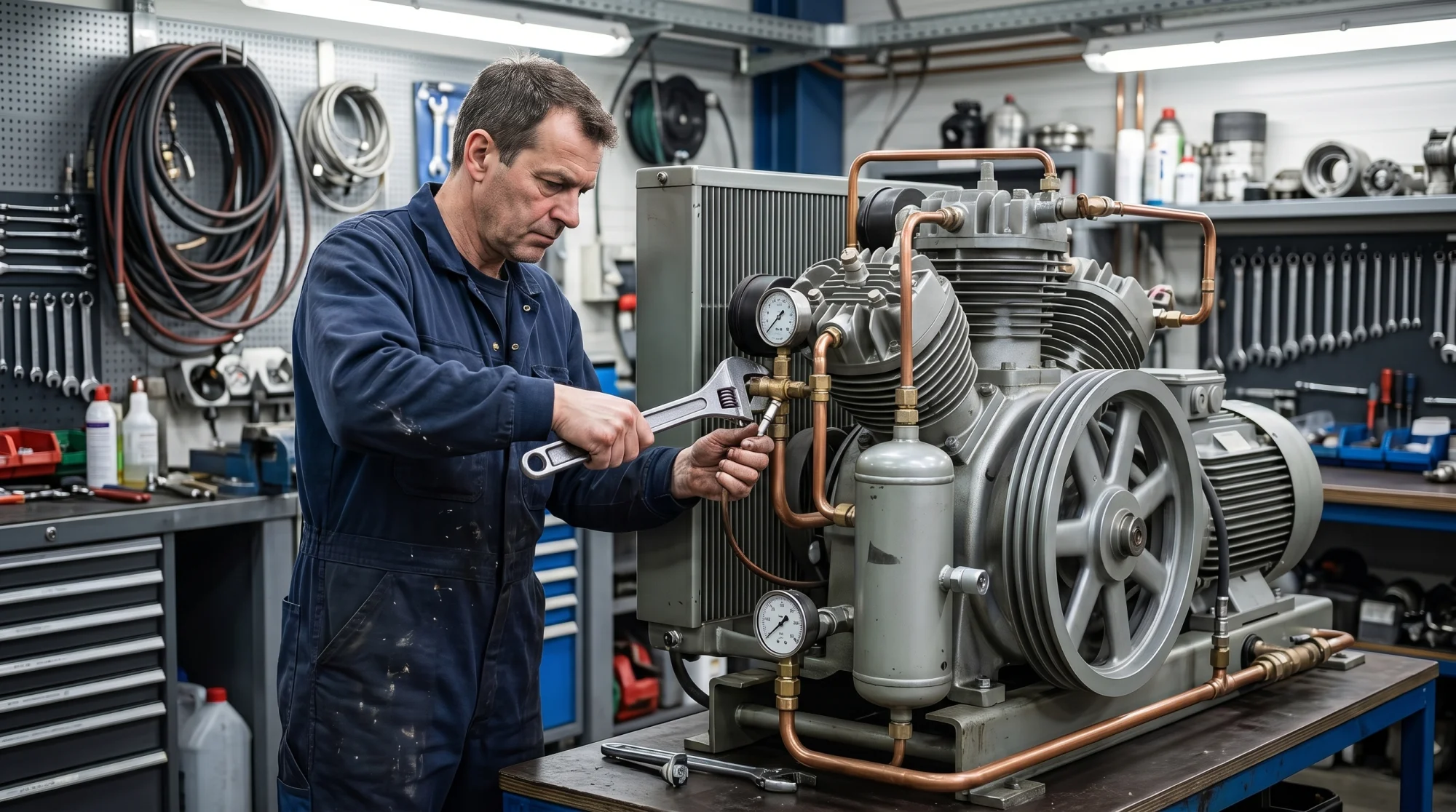 Creemers compressor onderhoud