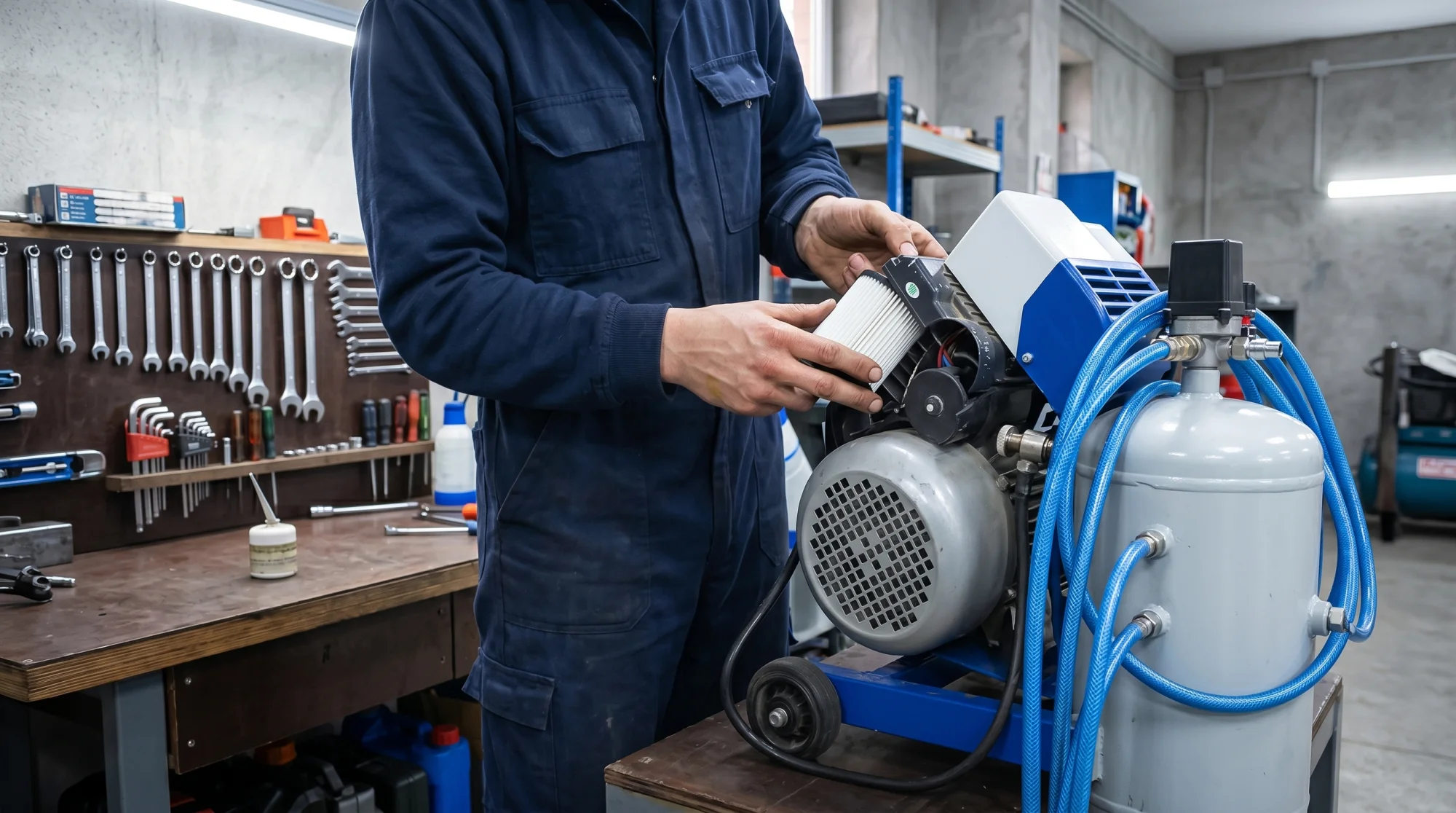Fini compressor onderhoud
